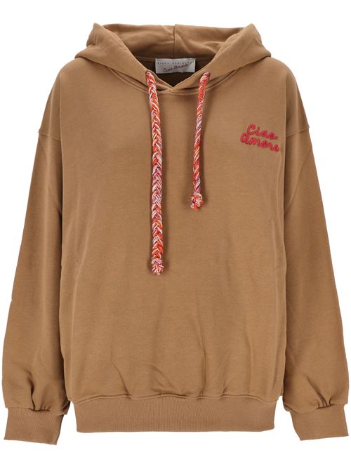 Unisex caramel hoodie Giada Benincasa | 200917